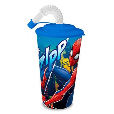Marvel Spiderman Blue 500ml Tumbler With Straw £2.49